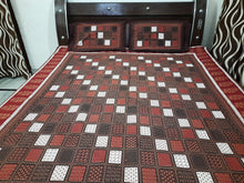 Load image into Gallery viewer, New Jaipuri Dark Multicolor Double Bedsheet With Two Pillow Covers
